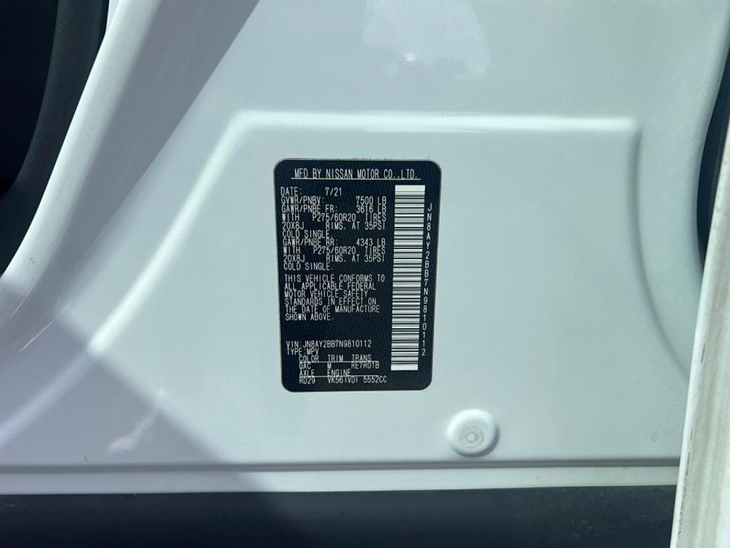 used 2022 Nissan Armada car, priced at $31,921