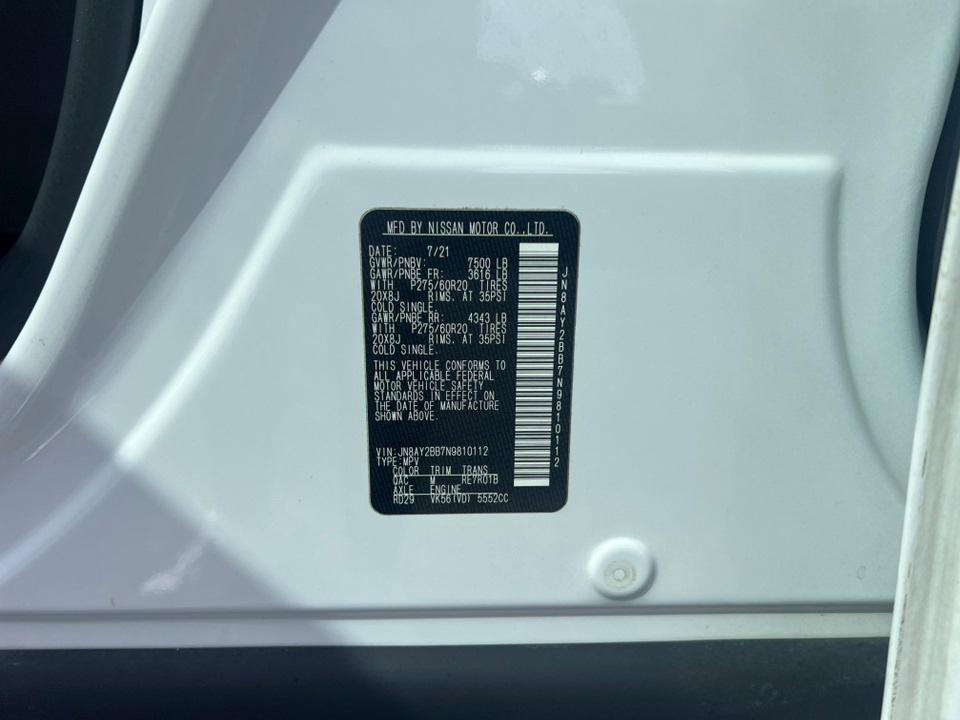 used 2022 Nissan Armada car, priced at $31,921