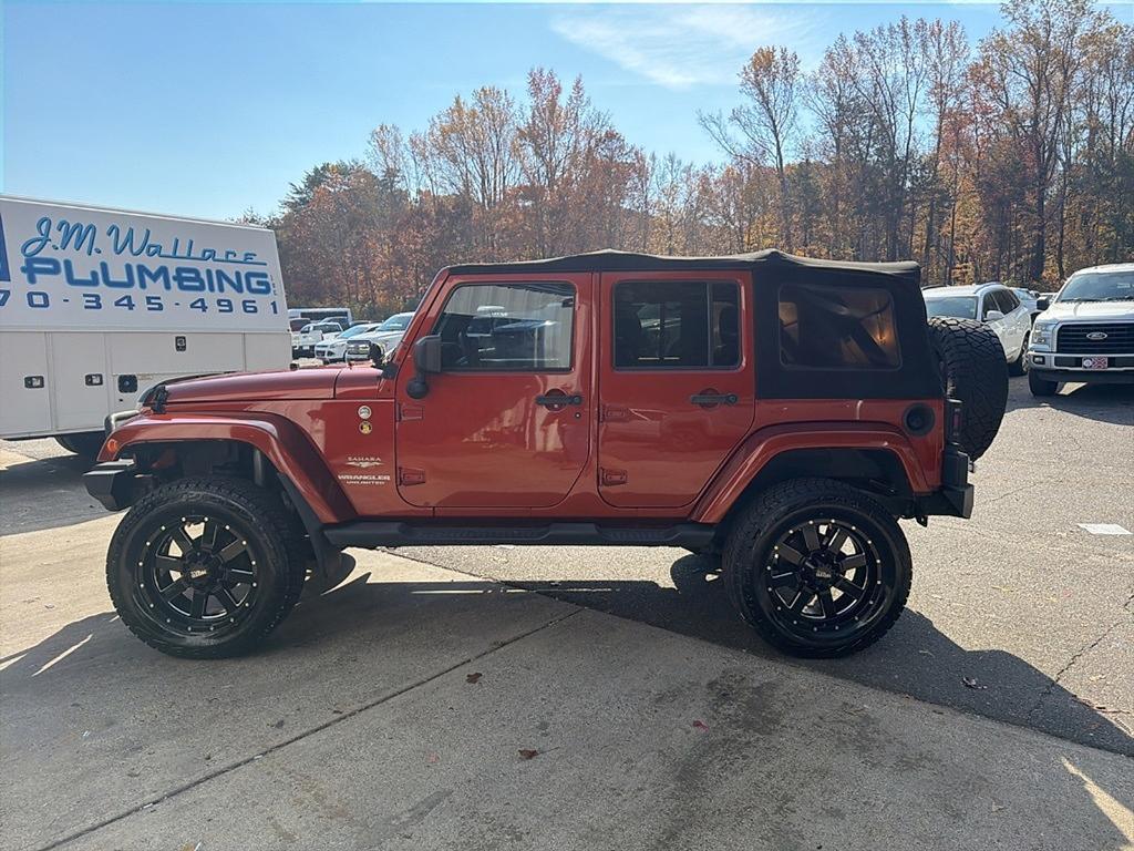 used 2014 Jeep Wrangler Unlimited car, priced at $15,677