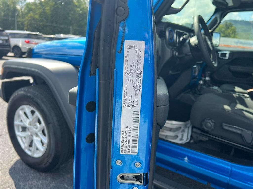 used 2023 Jeep Wrangler car, priced at $27,385