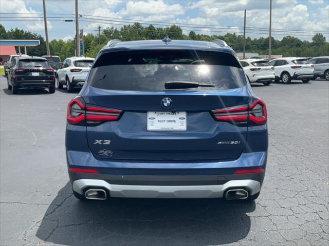 used 2022 BMW X3 car, priced at $26,947