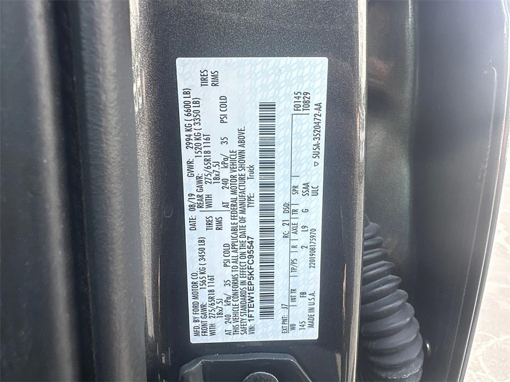 used 2019 Ford F-150 car, priced at $25,388