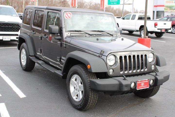 used 2016 Jeep Wrangler Unlimited car, priced at $19,969