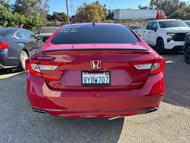 used 2021 Honda Accord car, priced at $24,999