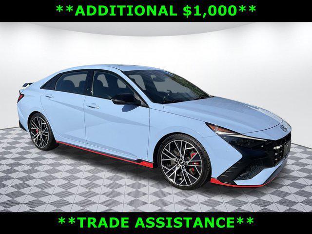 used 2022 Hyundai Elantra N car, priced at $27,499