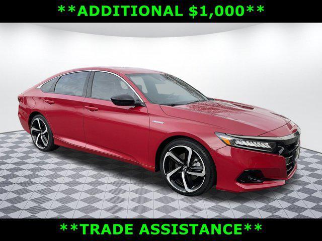 used 2022 Honda Accord Hybrid car, priced at $23,999