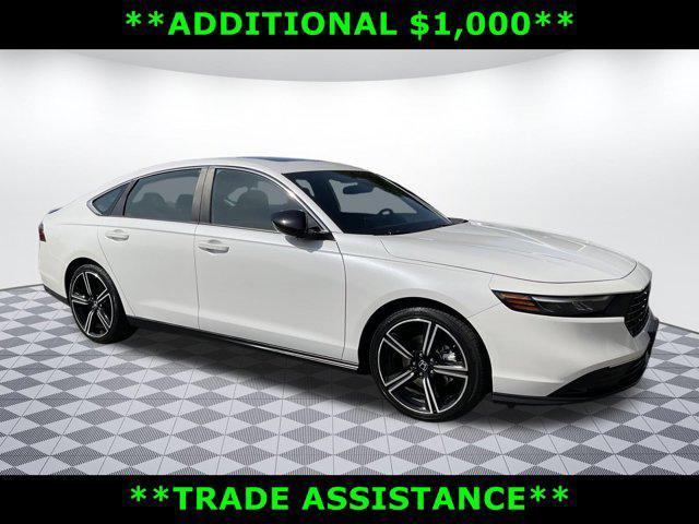 used 2023 Honda Accord Hybrid car, priced at $26,499