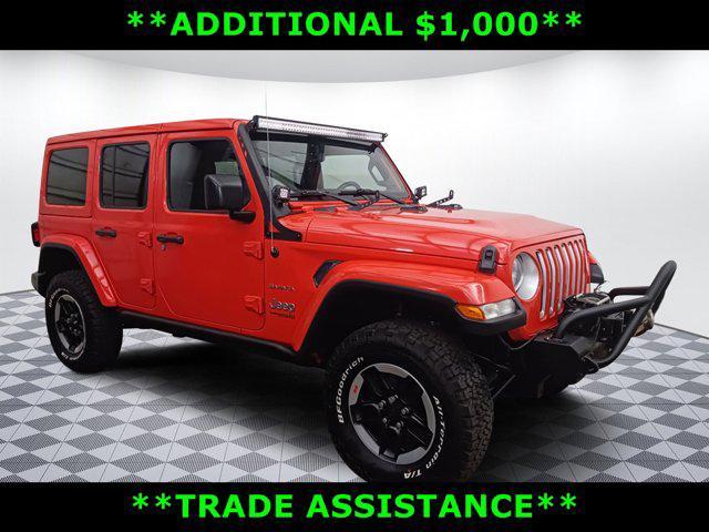 used 2019 Jeep Wrangler Unlimited car, priced at $30,499