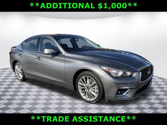 used 2021 INFINITI Q50 car, priced at $23,499