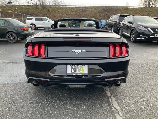 used 2022 Ford Mustang car, priced at $18,999