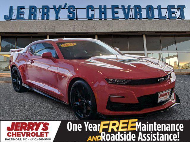 used 2021 Chevrolet Camaro car, priced at $41,988