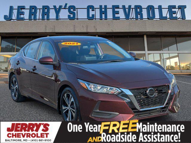 used 2021 Nissan Sentra car, priced at $15,988