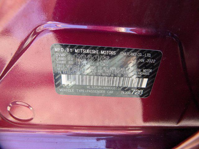 used 2022 Mitsubishi Mirage car, priced at $10,988