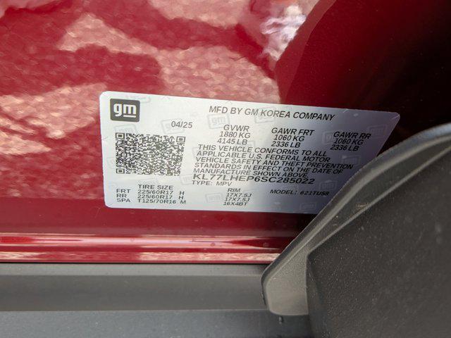 new 2025 Chevrolet Trax car, priced at $23,397