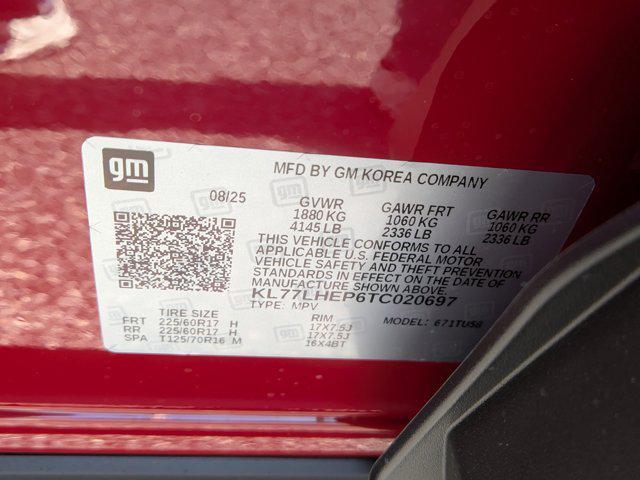 new 2026 Chevrolet Trax car, priced at $24,817