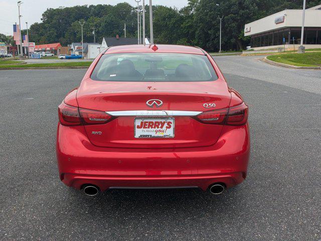 used 2021 INFINITI Q50 car, priced at $27,988