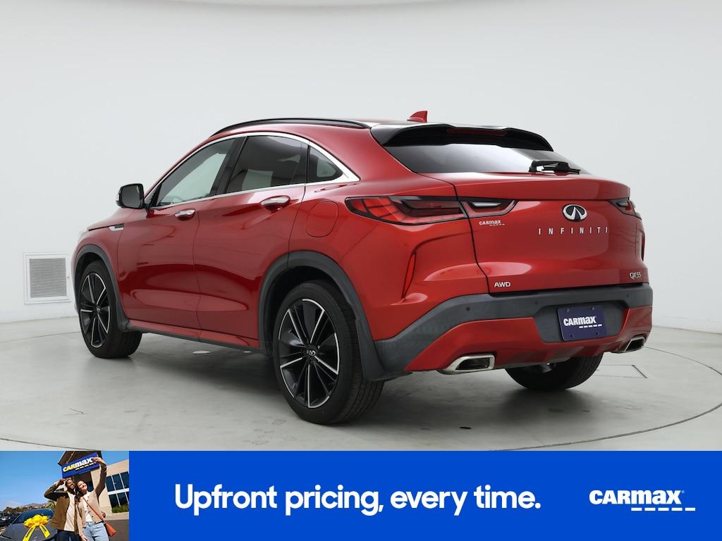 used 2022 INFINITI QX55 car, priced at $31,998
