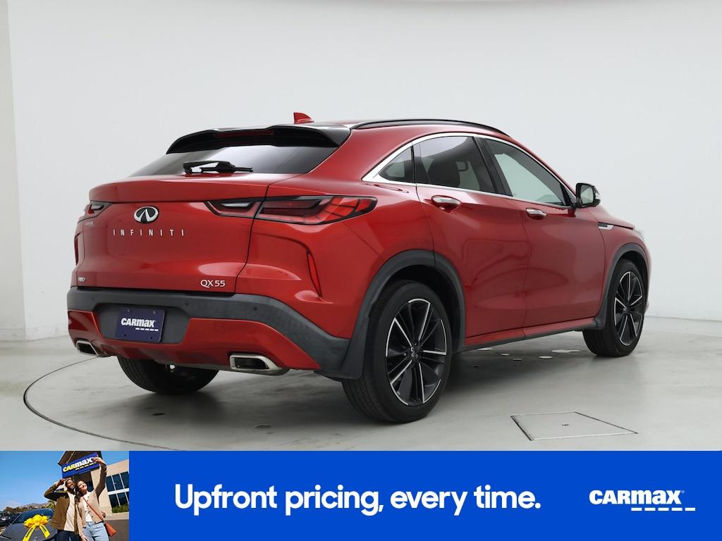 used 2022 INFINITI QX55 car, priced at $31,998