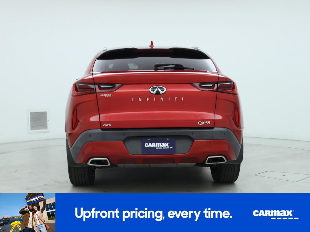 used 2022 INFINITI QX55 car, priced at $31,998