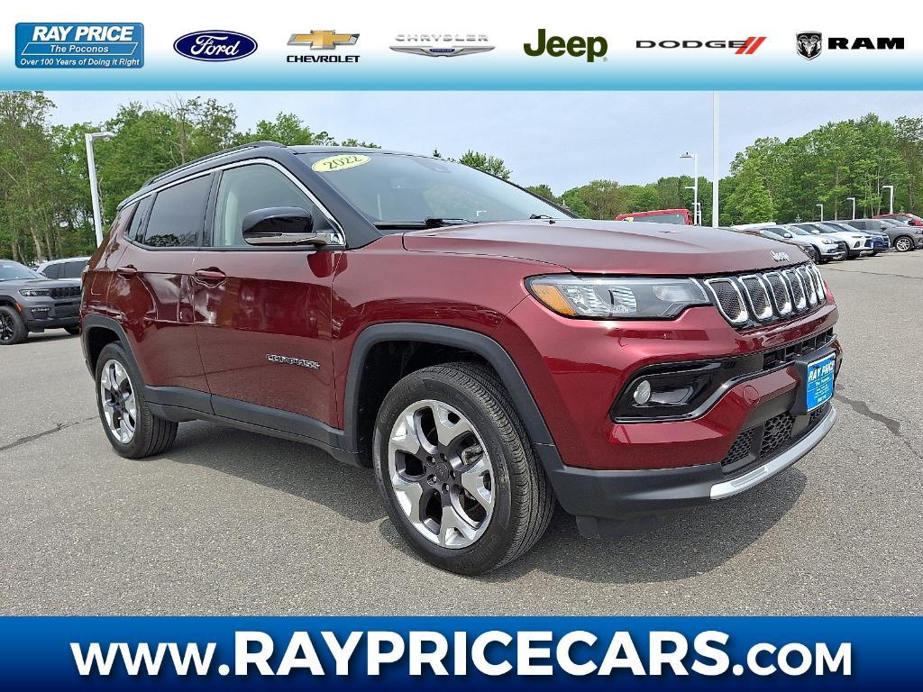 used 2022 Jeep Compass car, priced at $26,192
