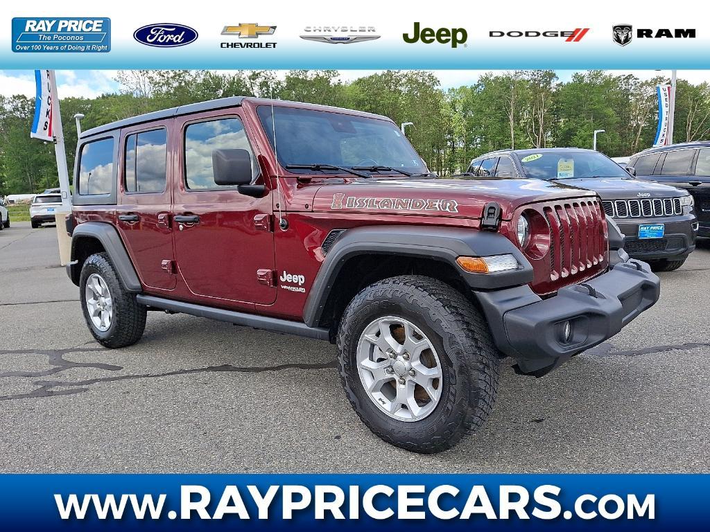 used 2021 Jeep Wrangler Unlimited car, priced at $30,801