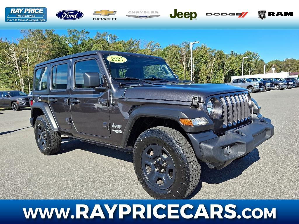 used 2021 Jeep Wrangler Unlimited car, priced at $27,959