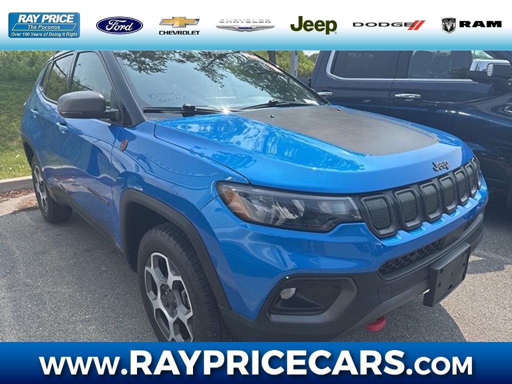 used 2022 Jeep Compass car, priced at $25,887