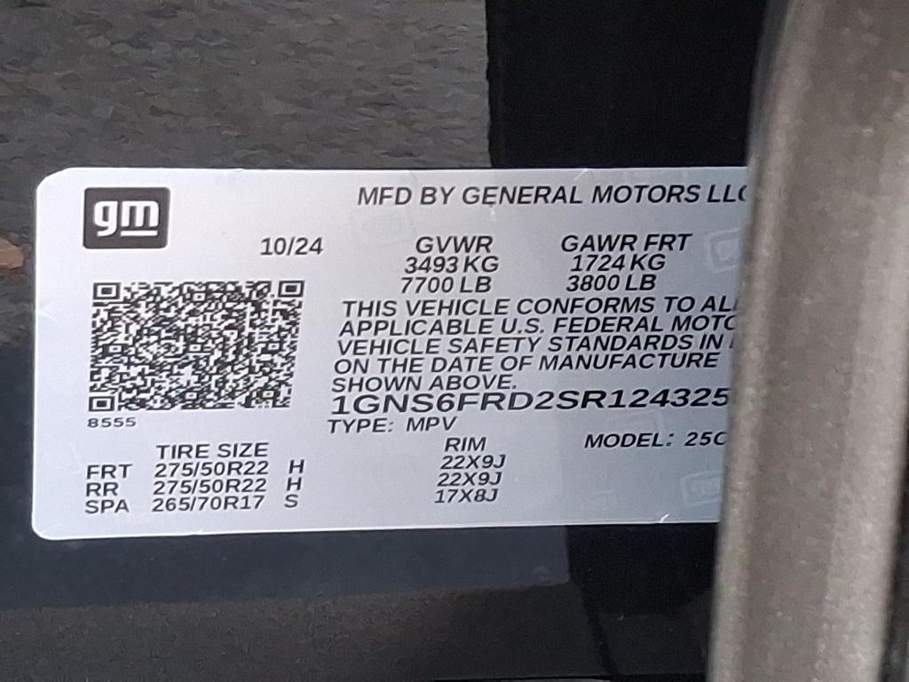 new 2025 Chevrolet Suburban car, priced at $78,963