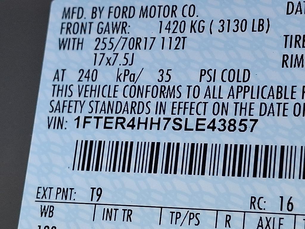 new 2025 Ford Ranger car, priced at $39,499