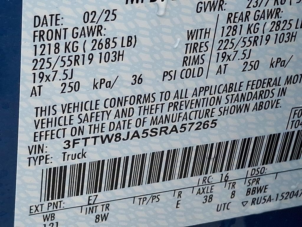 new 2025 Ford Maverick car, priced at $35,775