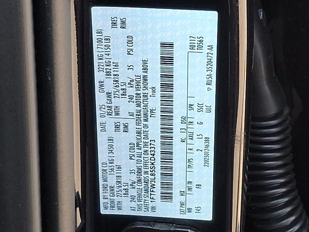 new 2025 Ford F-150 car, priced at $57,935