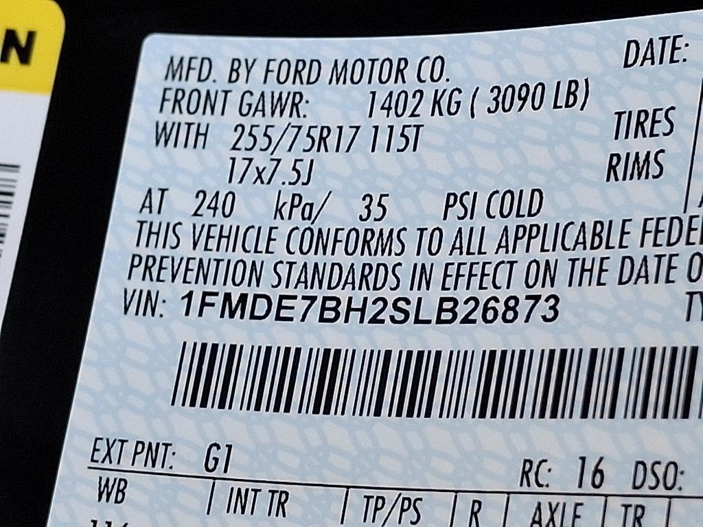 new 2025 Ford Bronco car, priced at $49,235