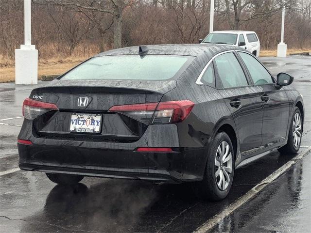 new 2025 Honda Civic car, priced at $25,400