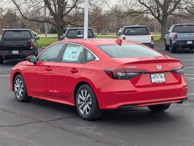 new 2025 Honda Civic car, priced at $25,345