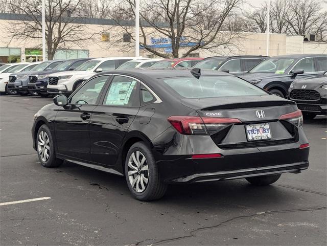 new 2025 Honda Civic car, priced at $25,345