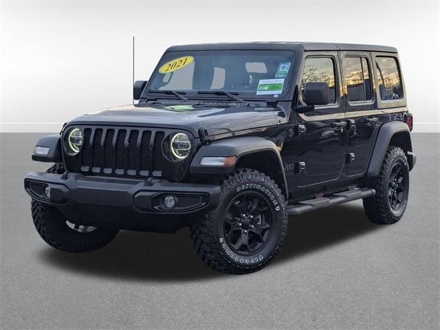 used 2021 Jeep Wrangler Unlimited car, priced at $30,981