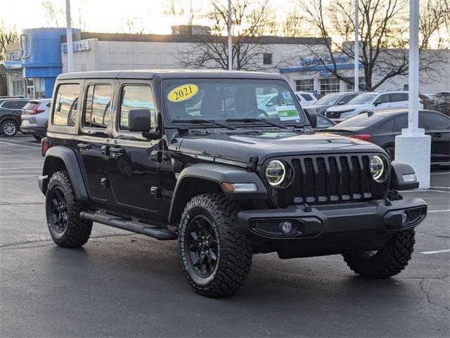 used 2021 Jeep Wrangler Unlimited car, priced at $30,899