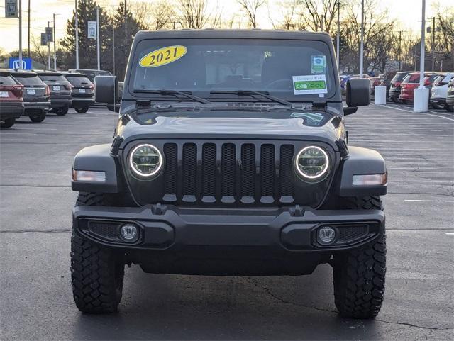 used 2021 Jeep Wrangler Unlimited car, priced at $30,899