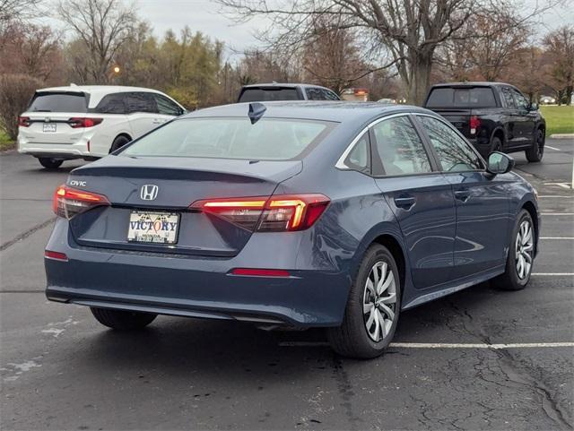 new 2025 Honda Civic car, priced at $25,800