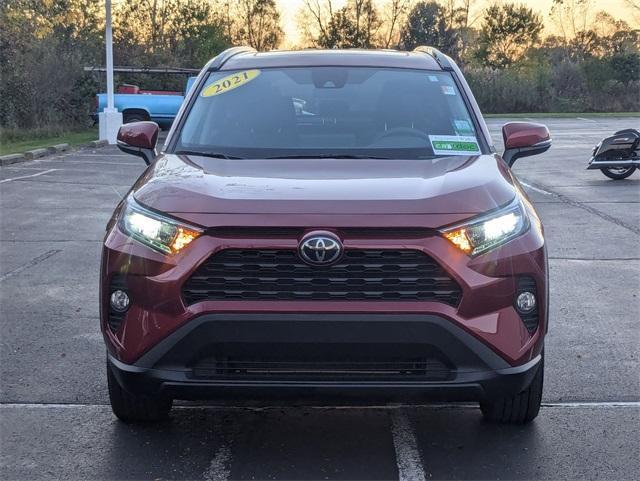 used 2021 Toyota RAV4 car, priced at $28,497