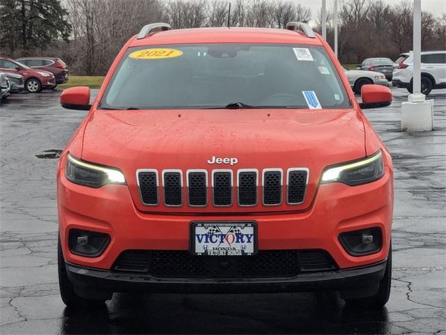 used 2021 Jeep Cherokee car, priced at $19,280