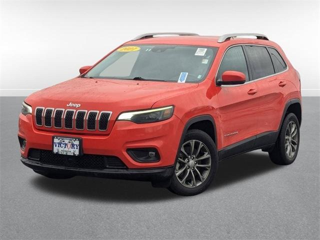 used 2021 Jeep Cherokee car, priced at $19,280