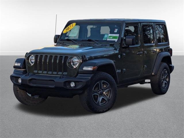 used 2021 Jeep Wrangler Unlimited car, priced at $29,988