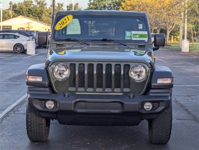 used 2021 Jeep Wrangler Unlimited car, priced at $29,988