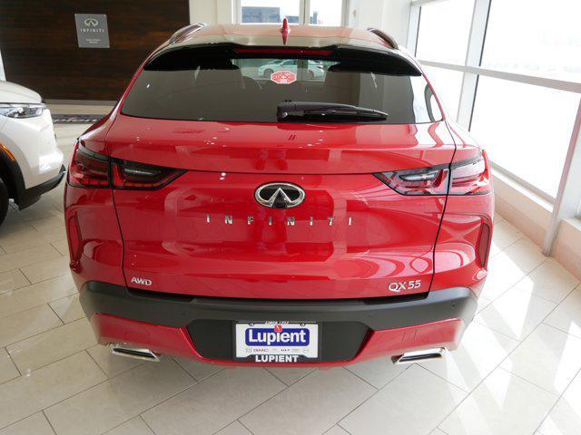 new 2025 INFINITI QX55 car, priced at $62,595