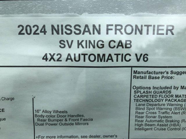 new 2024 Nissan Frontier car, priced at $35,409