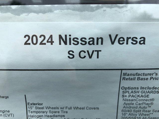 new 2024 Nissan Versa car, priced at $20,688