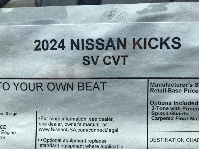 new 2024 Nissan Kicks car, priced at $25,265