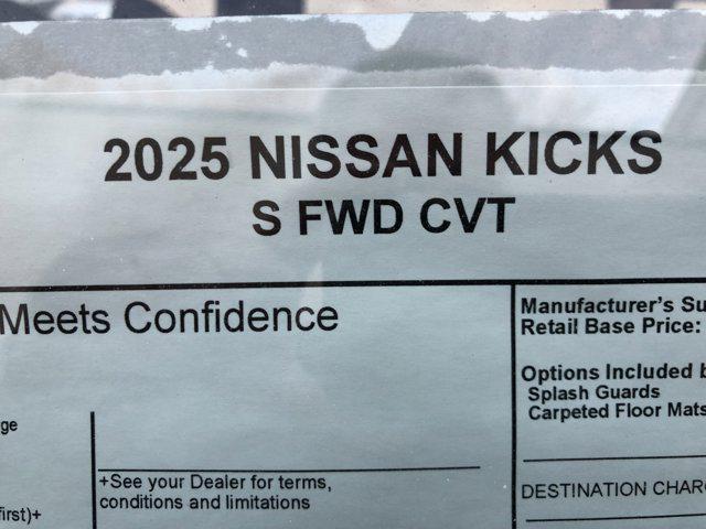 new 2025 Nissan Kicks car, priced at $23,013