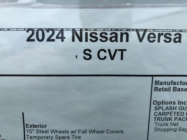 new 2024 Nissan Versa car, priced at $19,160